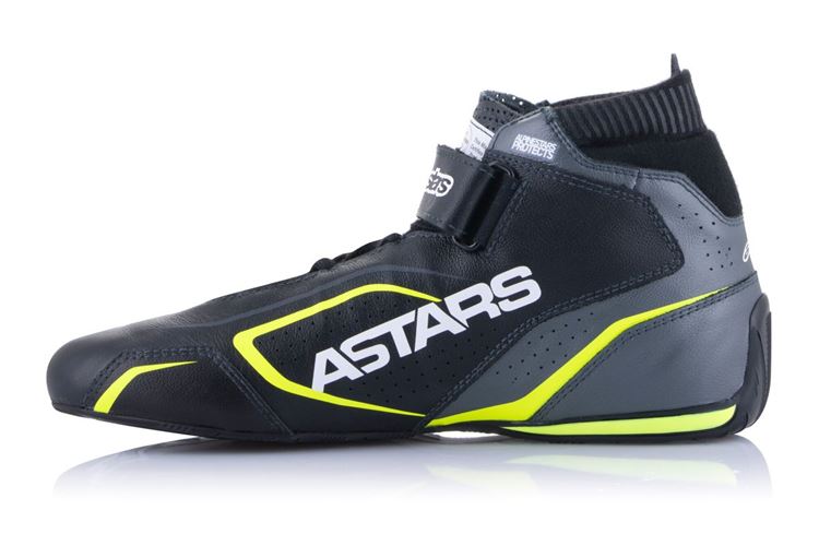 Alpinestars Tech 1-T V3 Shoes Black Cool Gray Yellow 37