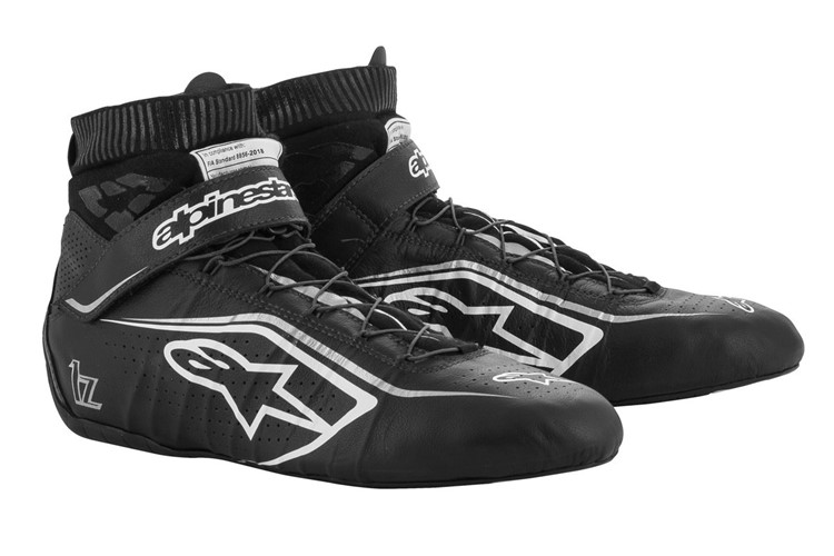Alpinestars Tech 1-Z V2 Shoes Black White Silver 37