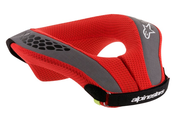 Alpinestars Sequence Youth Neck Roll Black Red L/XL