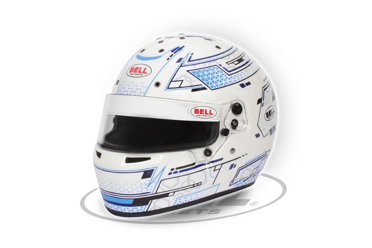 Karting Helmet Bell RS7-K K2020 Stamina White/Blue S (57-58cm)