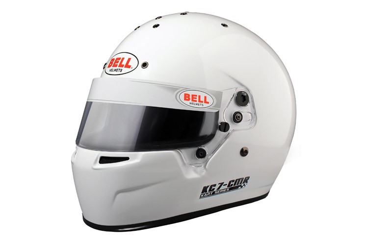 Karting Helm Bell KC7-CMR Weiß 52cm