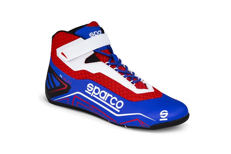 SPARCO Shoes K-Run Youth azure blue/red